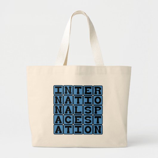 Internationaal ruimtestation, ISS, NASA Grote Tote Bag (Voorkant)
