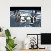 Internationaal Ruimtestation (ISS) Poster (Thuiskantoor)