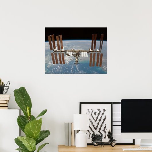 Internationaal Ruimtestation (ISS) Poster (Thuiskantoor)