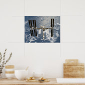 Internationaal Ruimtestation (ISS) Poster (Keuken)