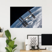 Internationaal Ruimtestation (ISS) Poster (Thuiskantoor)