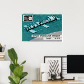 Internationaal ruimtestation - Luciferdoosje afdru Poster (Thuiskantoor)