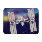 Internationaal ruimtestation magneet (Horizontaal)