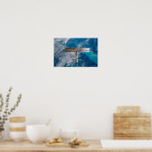Internationaal ruimtestation over Florida Poster (Keuken)