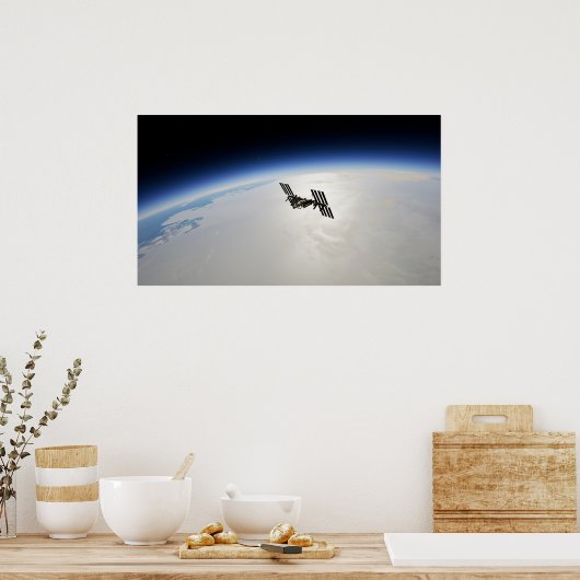 Internationaal ruimtestation poster (Keuken)