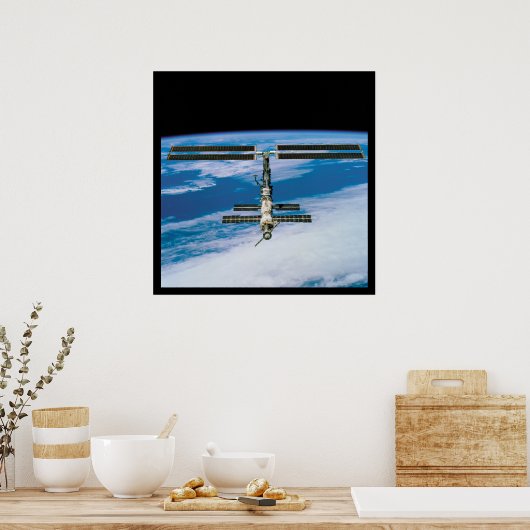 Internationaal ruimtestation poster (Keuken)