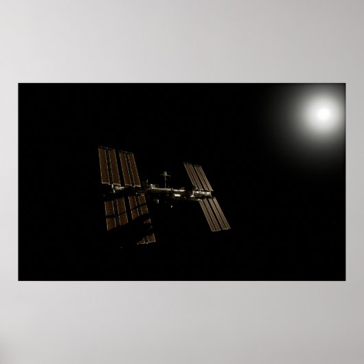 Internationaal ruimtestation poster (Voorkant)