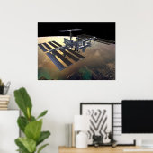 Internationaal ruimtestation poster (Thuiskantoor)