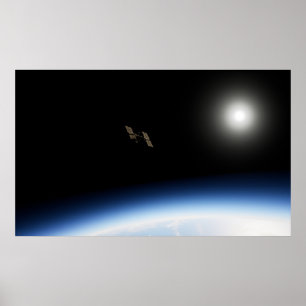 Internationaal ruimtestation poster