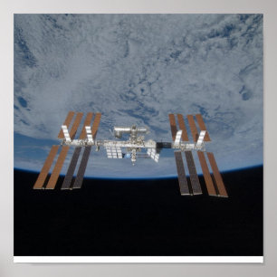 Internationaal ruimtestation poster