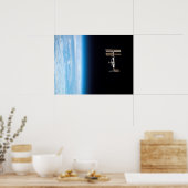 Internationaal ruimtestation poster (Keuken)