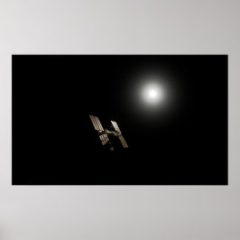 Internationaal ruimtestation poster