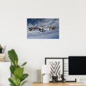 Internationaal ruimtestation poster (Thuiskantoor)