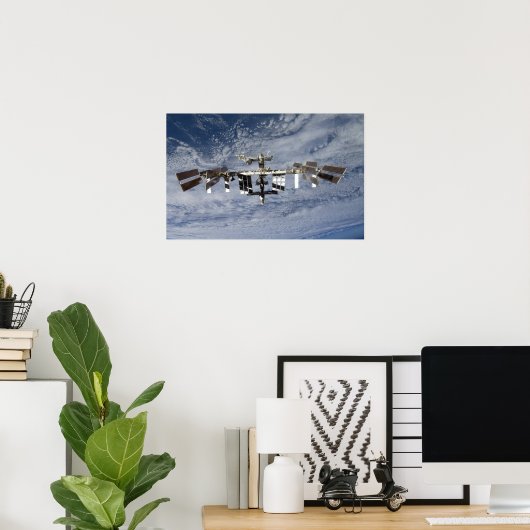 Internationaal ruimtestation poster (Thuiskantoor)
