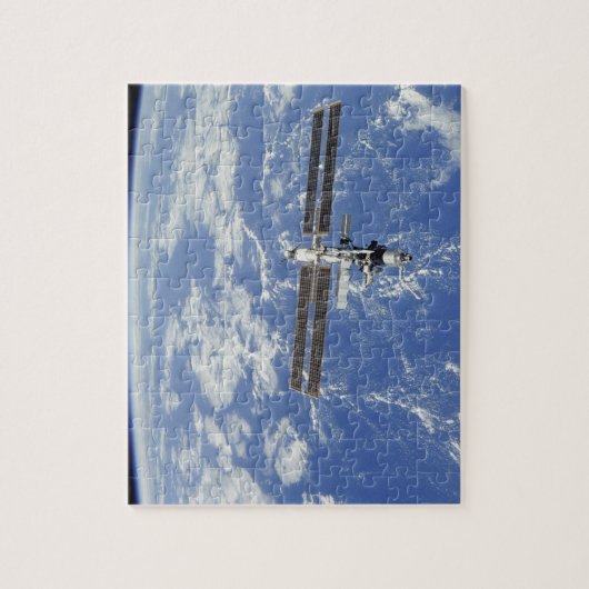 Internationaal ruimtestation rond de Aarde Legpuzzel (Verticaal)