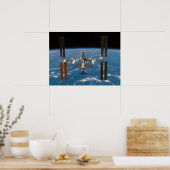 Internationaal ruimtestation (STS-117) Poster (Keuken)