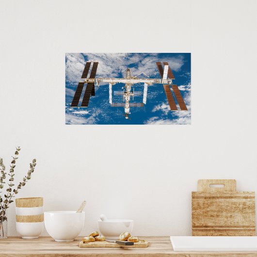 Internationaal ruimtestation (STS-118) Poster (Keuken)