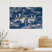 Internationaal ruimtestation (STS-119) Poster (Keuken)