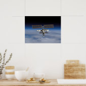 Internationaal ruimtestation (STS-121) Poster (Keuken)