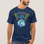 Internationaal ruimtestation V01 T-shirt (Voorkant)