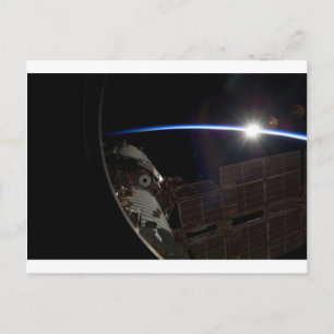 Internationaal ruimtestation — vanaf Atlantis gezi Briefkaart