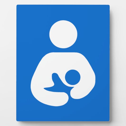 Internationaal symbool voor borstvoeding fotoplaat (Voorkant)