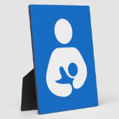 Internationaal symbool voor borstvoeding fotoplaat (Zijkant)
