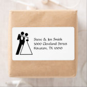 Internationaal symbool voor bride en bruom etiket (Insitu)