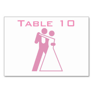 Internationaal symbool voor bride en bruom kaart