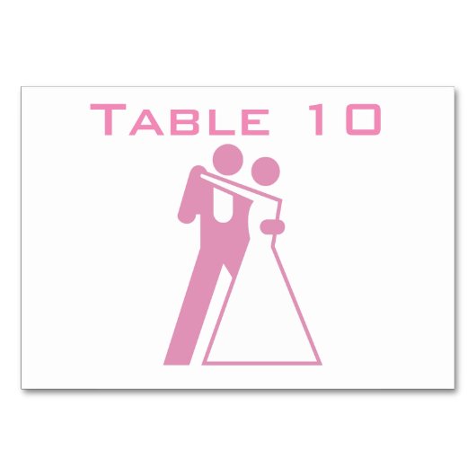 Internationaal symbool voor bride en bruom kaart (Voorkant)