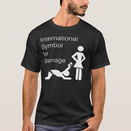 Internationaal symbool voor het T-shirt voor het h (Voorkant)