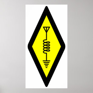 Internationaal symbool voor radioamateurradio-Post Poster