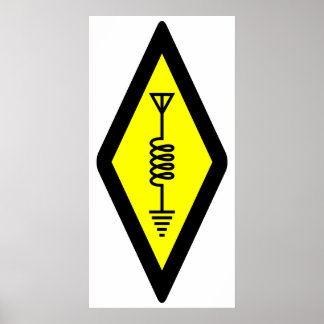 Internationaal symbool voor radioamateurradio-Post Poster