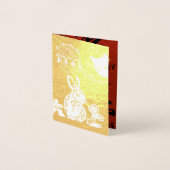 Internationaal Vietnamese nieuwjaar 2023 Folie Kaarten (Voorkant)