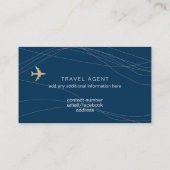 Internationaal Visitekaartje voor een reisbureau (Achterkant)