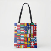 Internationaal vlaggenCollectie Tote Bag (Voorkant)