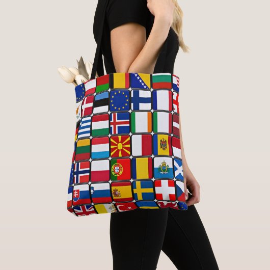 Internationaal vlaggenCollectie Tote Bag (Dichtbij)