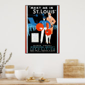  internationaal Vliegtuig Poster (Keuken)