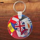 Internationaal Voetbal Sleutelhanger (Voorkant)