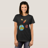 International Asteroid Day Asteroid Day T-shirt (Voorkant volledig)