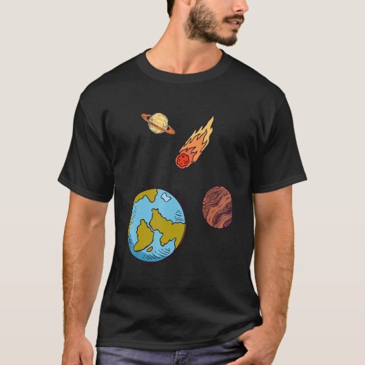 International Asteroid Day Asteroid Day T-shirt (Voorkant)