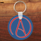 International Atheist Symbol Sleutelhanger (Voorkant)