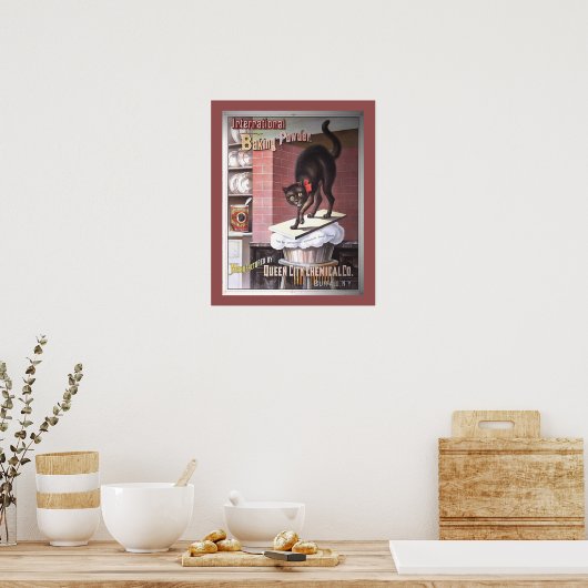 International Baking Powder  Adverteren Poster (Keuken)
