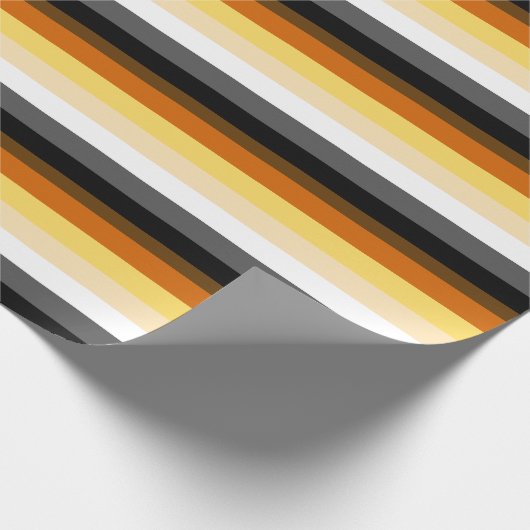 International Bear Brotherhood Pride Flag  Cadeaupapier (Hoek)