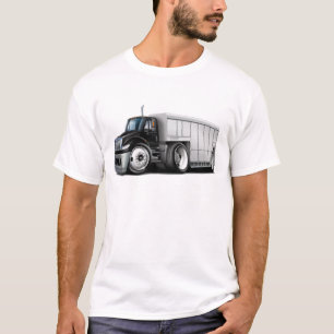 International Black-White Delivery Truck T-shirt