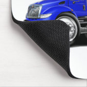 International Blue-White Delivery Truck Muismat (Hoek)