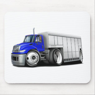 International Blue-White Delivery Truck Muismat