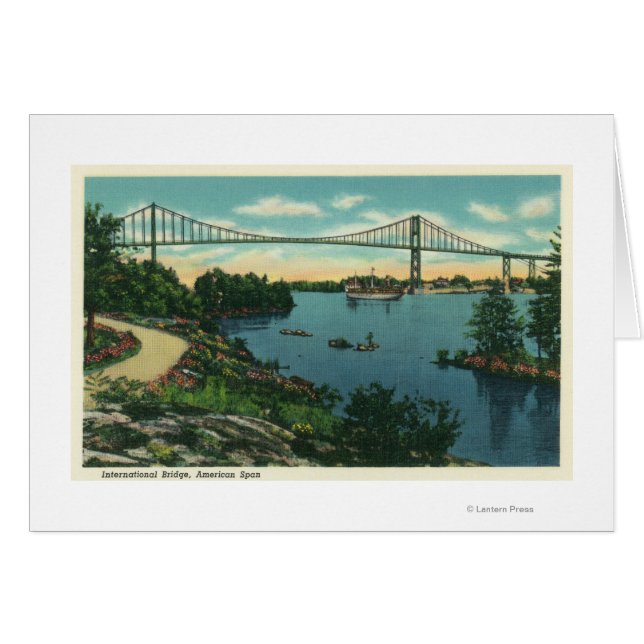 International Bridge American Span Uitzicht # 2 (Voorkant Horizontaal)