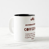 International Coffee Day Mok - Ter ere van de boon (Voorkant links)