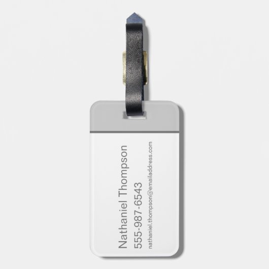 International Confederation of Wizards Logo Bagagelabel (Achterkant verticaal)